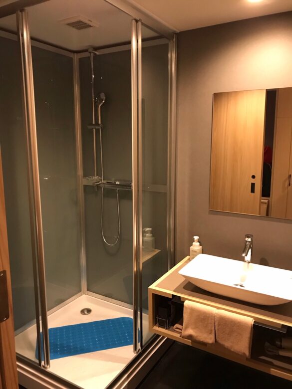 ホテルWBF函館 海神の湯のツインルームの内装